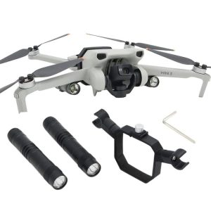 Double Projecteur Lumière LED Vol de Nuit pour drones DJI Mini 3 / Mini 3 Pro