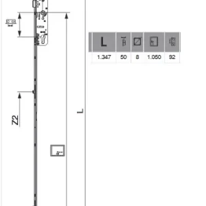 SERRURE MACO B-TV E92 DM28 g-ts 203696/204048/59900/55395