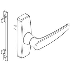 poignee kawneer rivalu fenetre entraxe 98-106 1 doigt