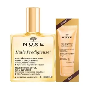 Huile prodigieuse + olio doccia regalo prodigieux