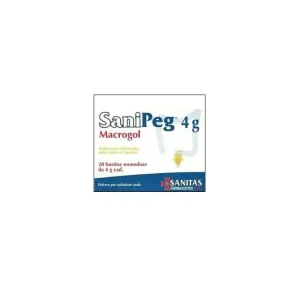 Sanitas Sanipeg 20 Buste dispositivo medico con Macrogol 4g
